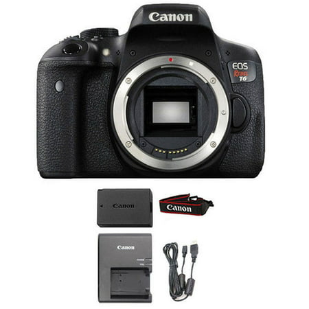 Canon EOS Rebel T6 Digital SLR Camera Wi-Fi Enabled (Body