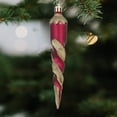 thumbnail image 4 of 3pcs Christmas Special Decorative Small Pendant Plastic Electroplating Painted Red Pendants Set, 4 of 6