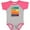 Baseball Heather and Hot Pink, variant on Four Wheeling Eat Sleep off Road Repeat Boys or Girls Baby Bodysuit