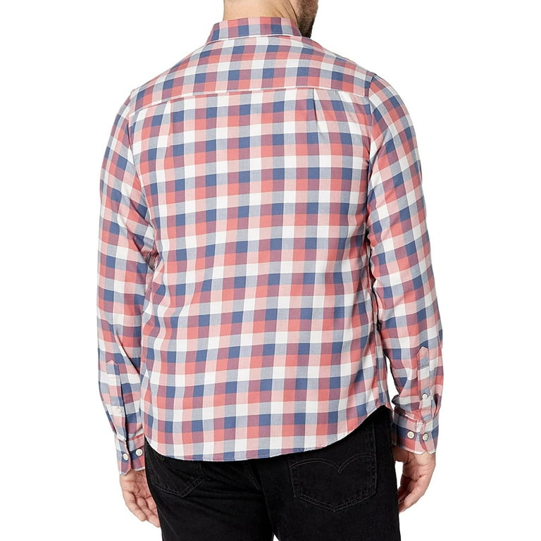IZOD Men's XLT Big & Tall Slim Fit Twill Collar Rosewood Red Plaid Shirt - Walmart.com IZOD Men's XLT Big & Tall Slim Fit Twill Collar Rosewood Red Plaid Shirt - Walmart.com