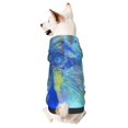 thumbnail image 1 of Fotbe Peacock Sudadera con Estampado para Perros Pequeños – Suéter con Capucha para Mascotas, Tela Suave de Forro Polar con Bolsillo-X-Large, 1 of 7