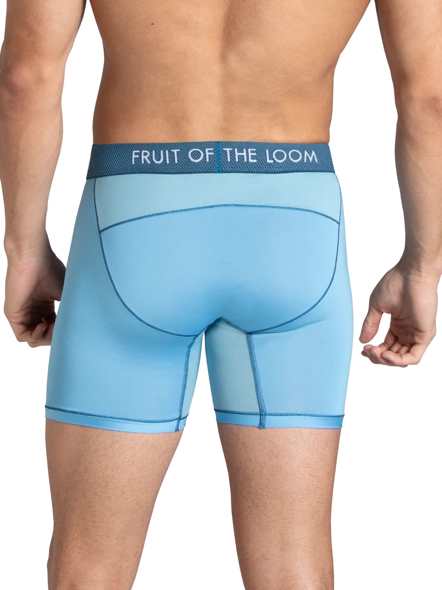 Fruit of the Loom Men's Performance Boxer Briefs - Cooling Mesh Zones, Quick Dry, Odor Control, 6-Pack Value Bundle