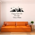thumbnail image 3 of Spanish Wall Decals for Children Bedroom - Empieza Cada Dia Con Una Vision Positiva Inspirational Vision Quote in Spanish Home Wall Sticker - Size: 30 In x 24 In, 3 of 5