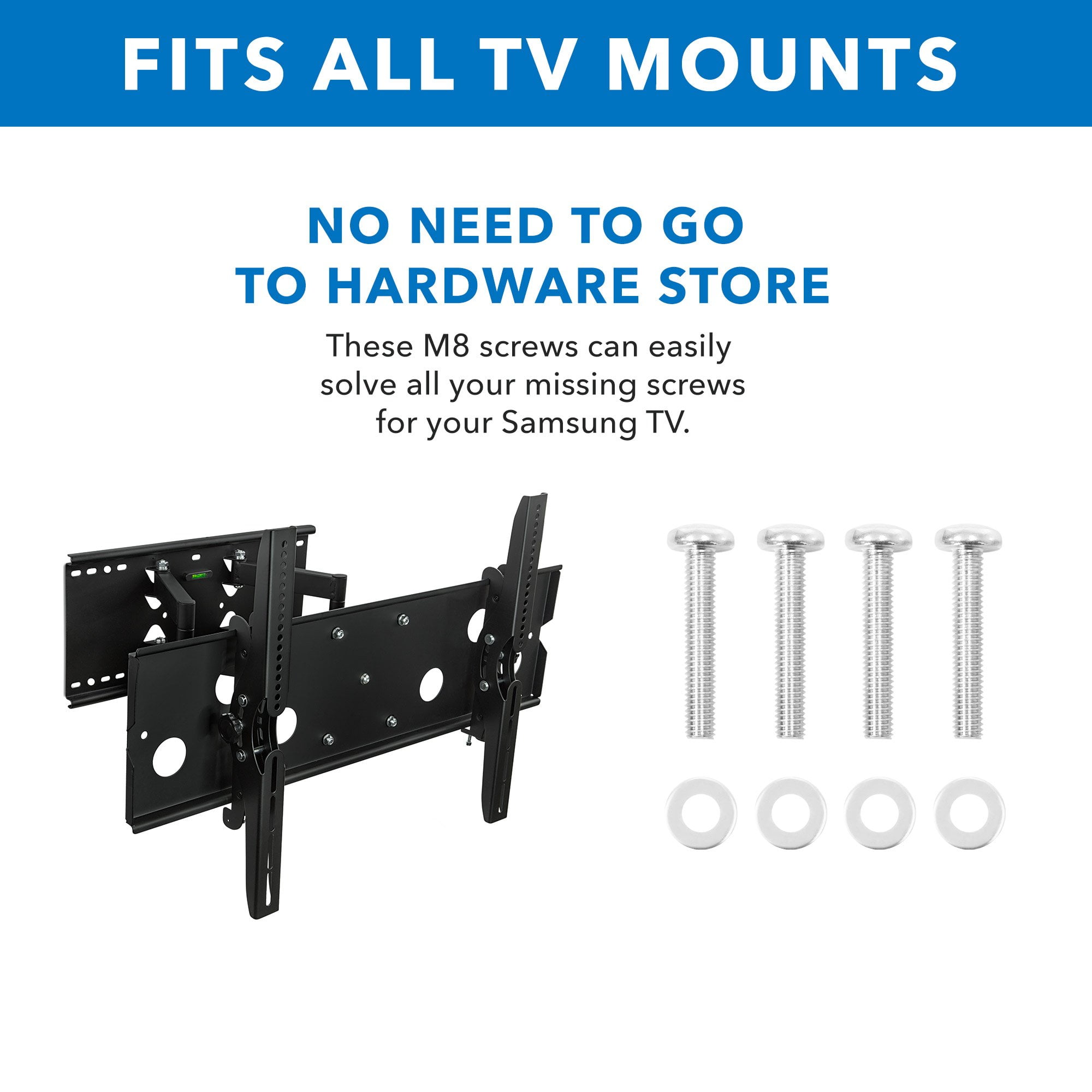 Mount-it! Screws for Samsung TV , 4 Piece Set for TV Mounting