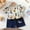 M Gray, variant on NAISIBABY Toddler Boys Girls Outfits, Shorts Short Sleeve Prints Casual Two-Piece Sets Gray 6-12 Months