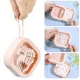thumbnail image 3 of Porte-cravate, Conteneur de Stockage de Cravate de Cheveux 2pcs Portable Multifonctionnel pour les Anneaux, 3 of 8