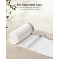 thumbnail image 4 of Bolsas de Basura SONGMICS para Botes de 45-55L 80 Unidades 2 Rollos, 4 of 8