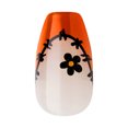 thumbnail image 4 of KISS imPRESS No Glue Needed Press On Nails, Resting Witch Face, Orange, Medium Coffin, 30 Count, 4 of 10