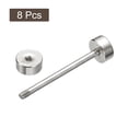 thumbnail image 3 of Unique Bargains 8Pack Metal Bag Strap Connect Buckles,32x42mm Purse Screw Fixing Rivets (Silver Tone), 3 of 7