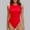 Red, variant on Women's Shapewear Bodysuit Seamless Full Body For Everyday Wear With Snap Closure Comfortable Stretch Long Torso Waist Trainer with Latex on inside Waist Trainer for Women plus Size 4x Underwire