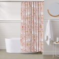thumbnail image 6 of Shower Curtain, Bohemian Cute Duck Flower Waterproof Fabric Plastic Shower Curtain, Drying Fast Bathroom Curtain with 9 Buttonholes, Ruffle Shower Curtain 60x72in, 6 of 8