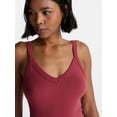 thumbnail image 4 of No Boundaries Seamless V Neck Bodysuit, Women's XXS-XXL, 4 of 5