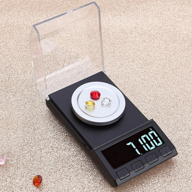 Milligram Scale (50g/ 0.001g) - Mg/Gram Scale, Precision Digital Pocket  Kitchen Scale for Powder Medicine/Jewelry/Reloading/Herb(Including  Batteries