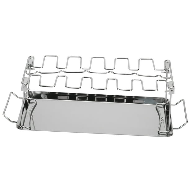 Parrilla vertical para muslos de pollo con utensilios para hornear, accesorios para barbacoa
