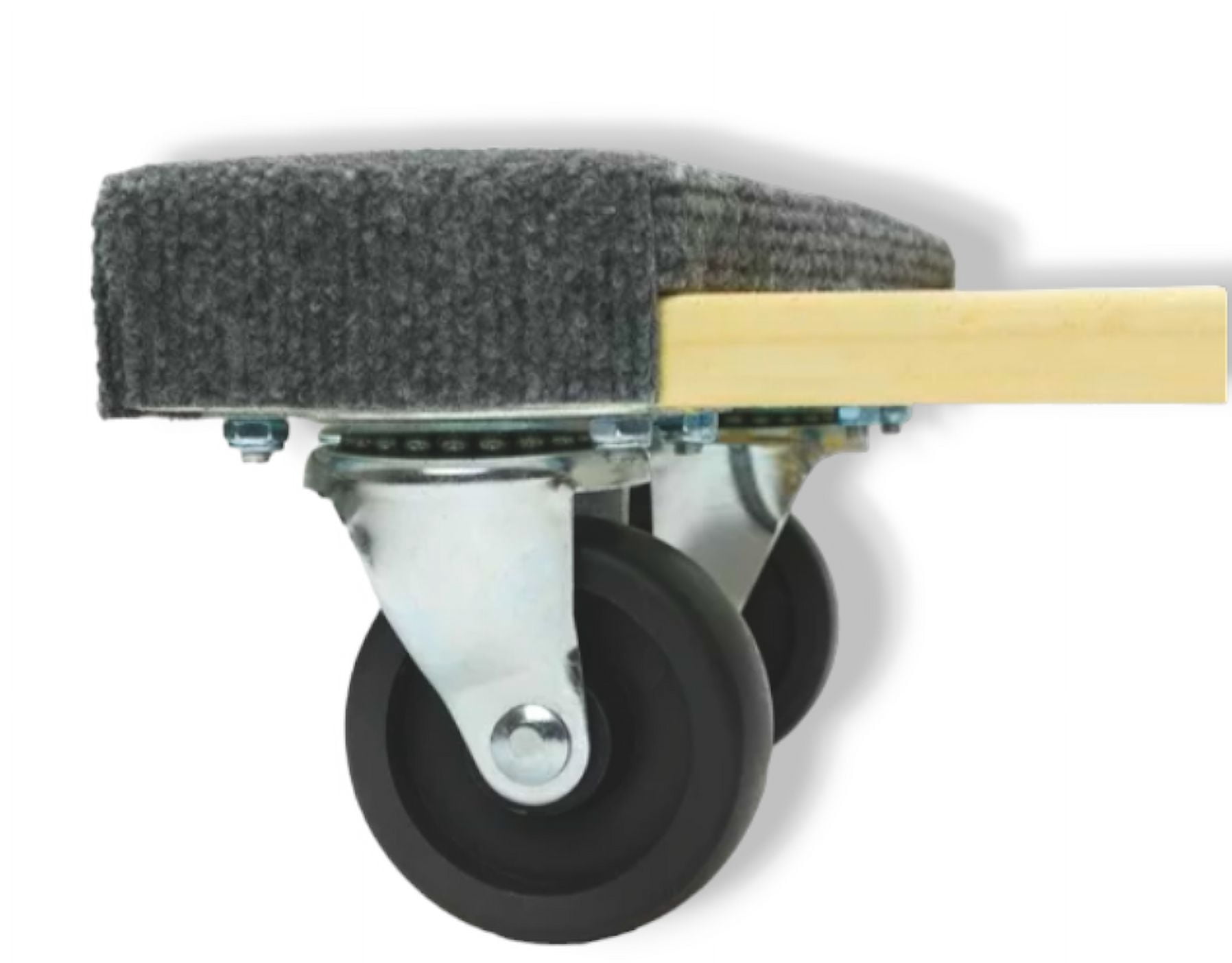Franklin Moving Dolly 18 x 12 in Hardwood Swivel Casters Mover, 1000 lbs Capacity Furniture Dolly.