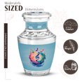 thumbnail image 2 of JAGASY Music Urns for Music Lover - Keepsake 3 Inch Abstract Small Urn for Men & Women Cremation - Tiny Funeral Blue Urn for Human Ashes Remains - Miniature Urns for Memorial, 2 of 7