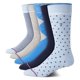 thumbnail image 1 of Calcetines de vestir Tommy Hilfiger, 5 unidades, ligeros para hombre, color azul, 1 of 6