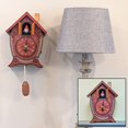 thumbnail image 2 of Mark Feldstein & Associates Traditional Chalet Style Singing Cardinal Tabletop Wall Sound Cuckoo Clock, 2 of 5