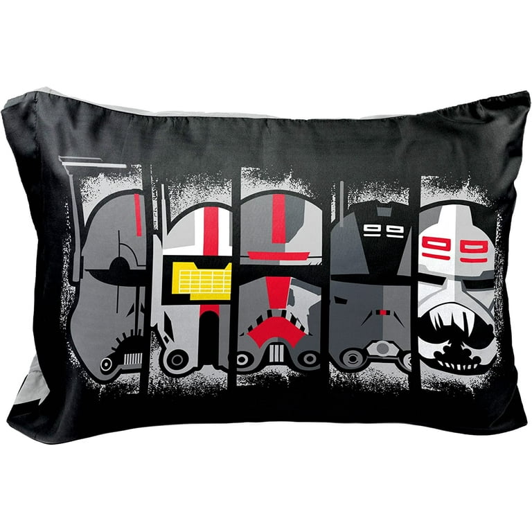 Star Wars The Clone Wars Trooper Helmet Pattern Throw Pillow