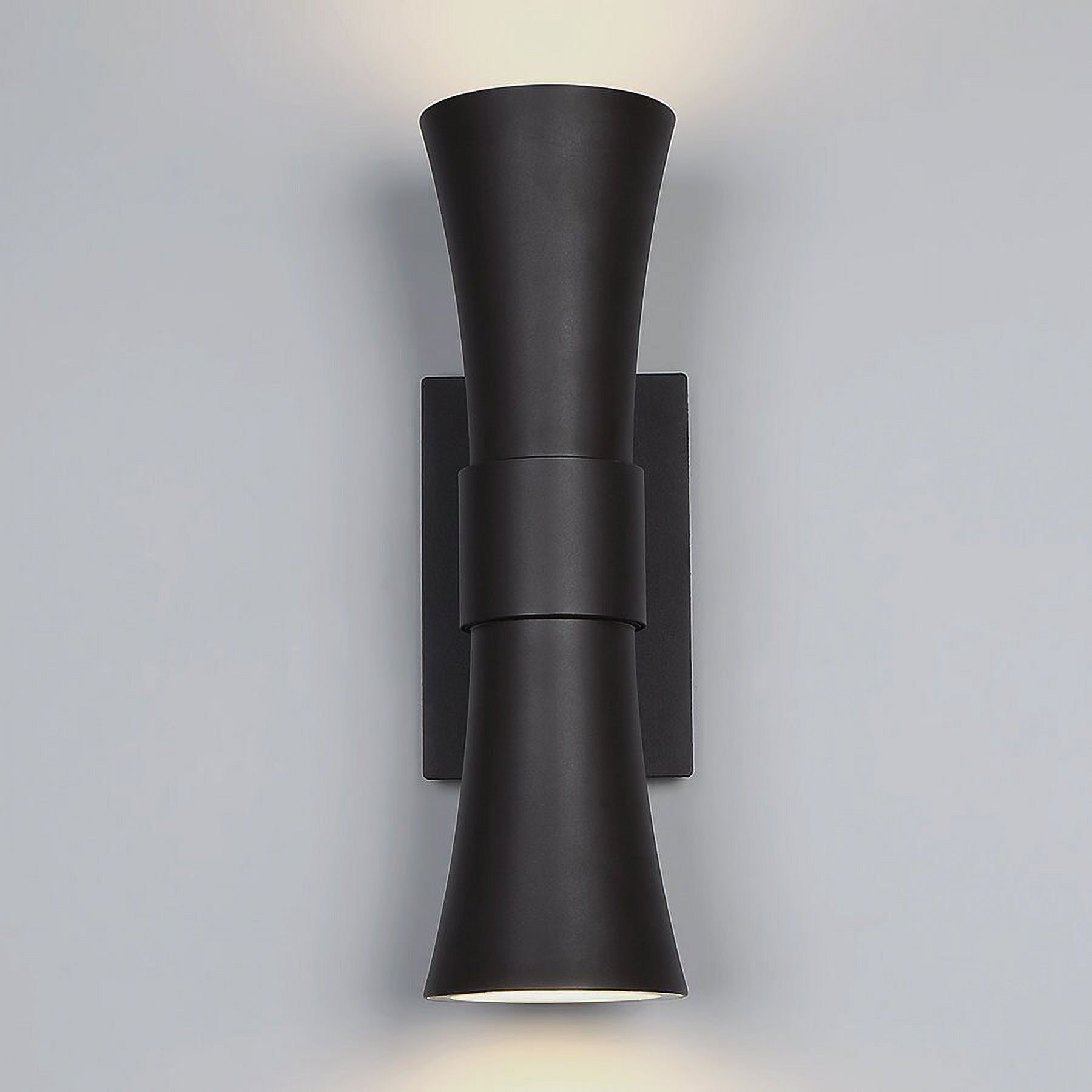 WAC Lighting Funnel Black Aluminum LED Outdoor Wall Light - image 3 of 5