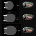 thumbnail image 4 of 1 Pair Universal Car Left and Right Rearview Mirror Cover Door Side Mirrors Rainproof Film Automotive Upgrade Modified Oval 95x135mm, 4 of 9