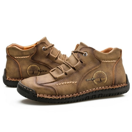 

Men‘s Fashion Stitching High Top Lace Up Casual Shoes Yellowstone