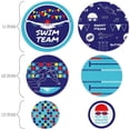 thumbnail image 2 of Big Dot of Happiness Making Waves - Swim Team - Birthday Party Giant Circle Confetti - Swimming Party Decorations - Large Confetti 27 Count, 2 of 7