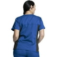 thumbnail image 5 of Cherokee Workwear Revolution Women's Scrubs Top V-Neck Knit Panel WW2875, 5 of 5