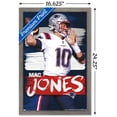 thumbnail image 3 of NFL New England Patriots - Mac Jones 22 Wall Poster, 14.725" x 22.375" Framed, 3 of 6