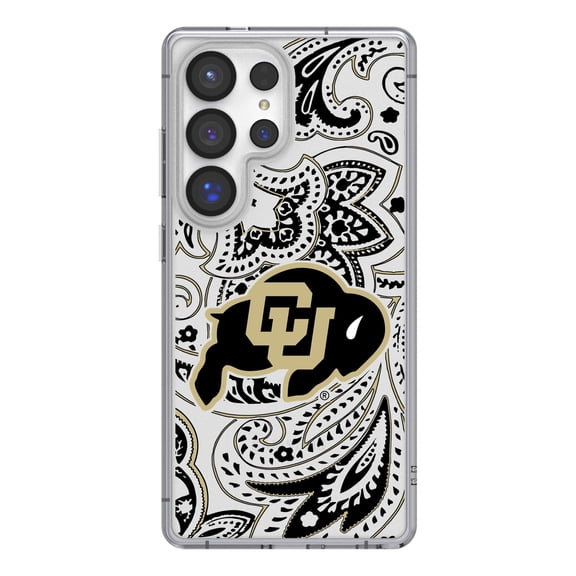 Keyscaper Colorado Buffaloes Paisley Galaxy Clear Case