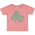 thumbnail image 3 of Inktastic Aloha- with multicolor teal pineapple Boys or Girls Baby T-Shirt, 3 of 5