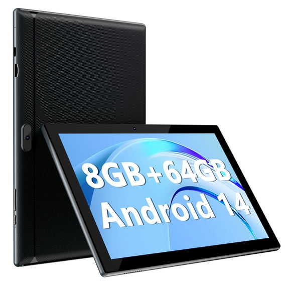 RUIQIAI Tablet Android 12, Tablets 10 inch 4GB RAM  64GB ROM  512GB Expandable Tablet PC, 1280 * 800 IPS Screen, Dual Camera, 6000mAh Battery, BT,WiFi, Google Certified Tablet