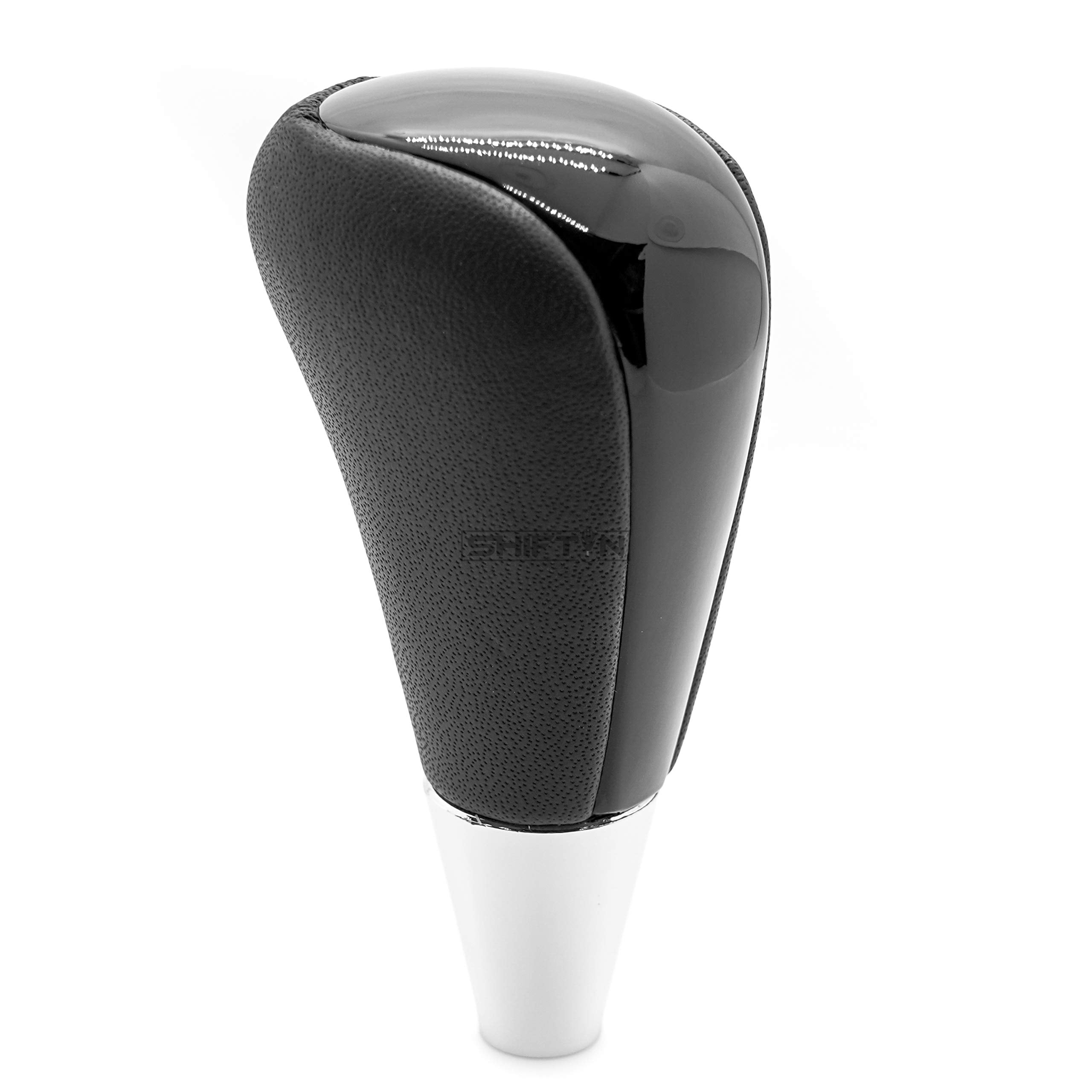 SHIFTIN Gear Shift Knob Shifter for Toyota Avalon Yaris 4Runner Rav4 Sienna Camry Corolla Tacoma Venza and Lexus ES GS IS LS LX RX SC 300 300h 330 350 400 430 (Black Leather / Piano Black)