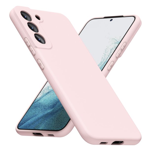 Loeoel Funda Para Samsung Galaxy S22 Silicona Minimalista Ultra Delgada Gel De Goma Suave Color Sólido Mate Tpu Linda Funda Para Mujeres Hombres Girly Diseño Estético Liso Y Cubierta De Cámara Rosa Cl