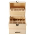 thumbnail image 4 of Yosoo 59 Slot 3-layer Essential Storage Box Wooden Oil Case Organizer Container Aromatherapy, Essential oil Holder Organizer, 4 of 8