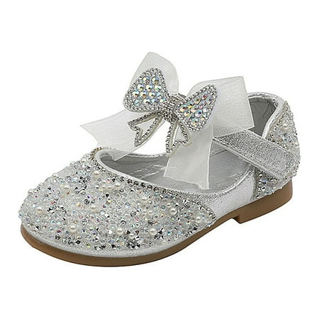 

NIUREDLTD Summer Girls Sandals Little Girls Princess Shoes Little Medium And Big Children s Performance Shoes Size 24