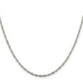 thumbnail image 2 of 925 Sterling Silver Singapore Chain Styles Necklace 2 mm 20 inch, 2 of 4