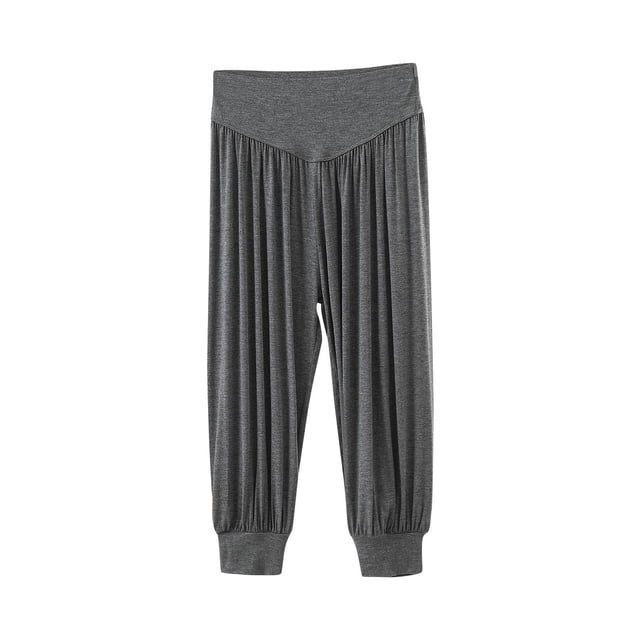 Yuyuzo Pantalons Capri pour Femmes Taille Haute Pantalons de Yoga Raccourcis Bas Resserré Capris Doux et Confortables