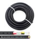 thumbnail image 1 of Cable de alimentación 20Awg Ul2464 Cable eléctrico trenzado Led rojo, negro, amarillo y blanco, 4 conductores de cobre estañado (20Awg -4C- 100 pies), 1 of 5