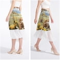 thumbnail image 4 of Kangaroo Women's Chiffon Summer Beach Dress with Polyester Straps - for the Summer Heat, 4 of 6