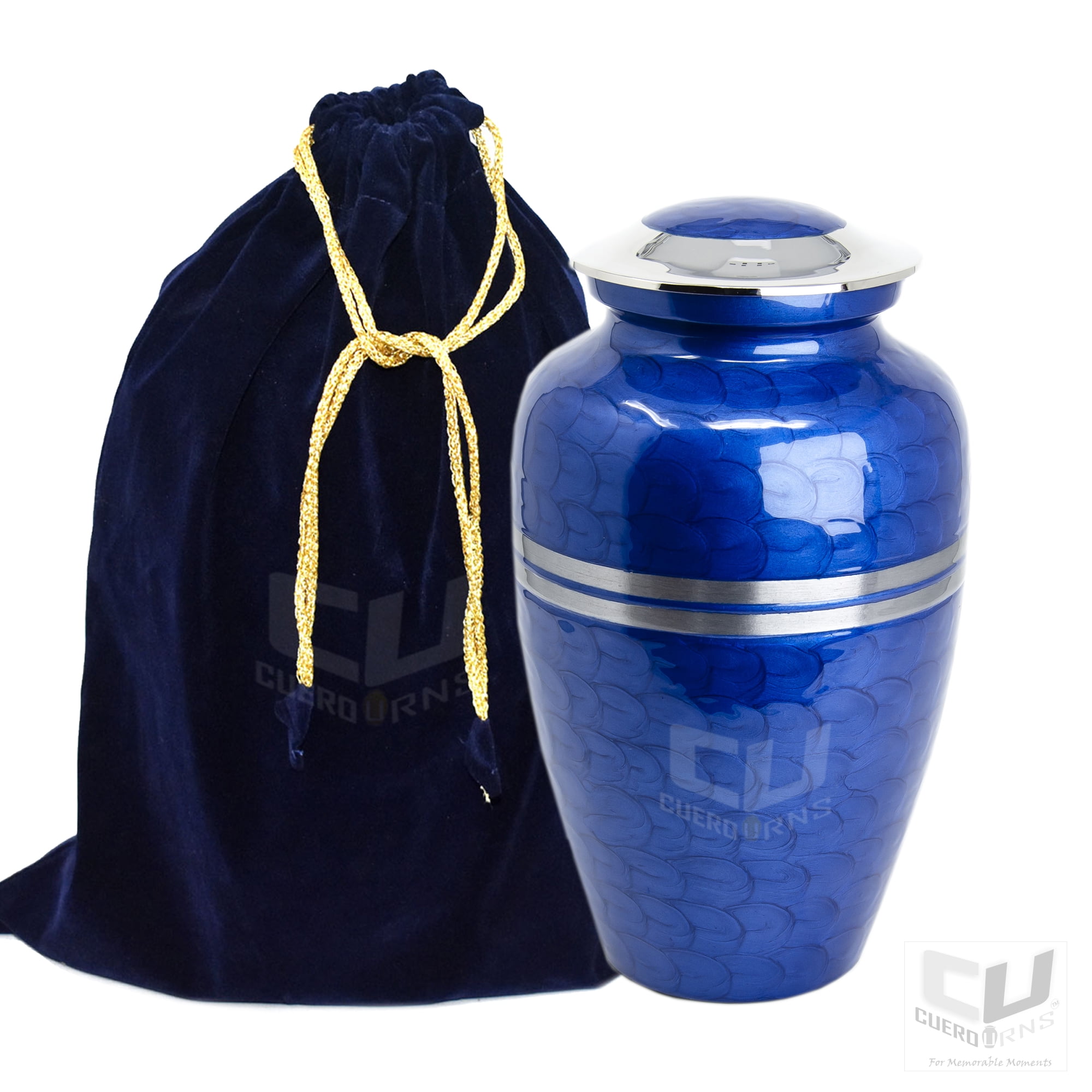 Blue Ford Logo Cremation Urn for Ashes Adult Size 