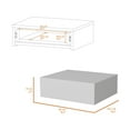 thumbnail image 4 of Vienna Floating Nightstand, Sleek Wall-Mounted Design with Spacious Drawer Storage, 4 of 7