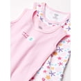 thumbnail image 3 of Luvable Friends Baby Girl Cotton Sleeveless Bodysuits 5pk, Pink, 12-18 Months, 3 of 4