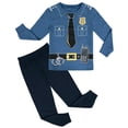 thumbnail image 3 of Conjuntos de Pijamas para niños, ropa de dormir para Halloween, policía, Cosplay, bombero, Tops de manga larga y pantalones, 2 piezas, 3 of 4