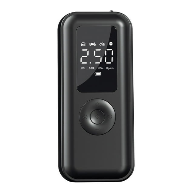 Pompe à Pneu de Voiture, Portable Intelligente Filaire Surveillance Numérique Pression des Pneus Éclairage Led Pompe à Explosion de Pneu, Pompe à Pneu Portable, Pompe à Pneu Portable