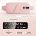 thumbnail image 4 of Cordless Heating Pad for Period Cramps & Menstrual, 5 Heat Levels, 4 Massage Modes, Portable Abdominal Belt with Ntc Safe Temperature Control, 15/30 Min Auto Timer, 4 of 19