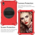thumbnail image 2 of Dteck Case for Samsung Galaxy Tab A 8.4-inch T307 (2020 Released) ,Shockproof Rubber Hybrid EVA Protection Hand /Shoulder Strap Hard Kickstand Back Cover,Red+Black, 2 of 6