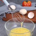 thumbnail image 4 of Batidor de huevos de acero inoxidable con mango para cocina, herramienta para hornear pasta, batidor de crema, mezclador de masa de mano, 4 of 5