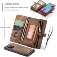 thumbnail image 4 of Kowauri for Galaxy A52 Wallet Case,Zipper Purse Leather Shockproof TPU Bumper Detachable Magnetic Flip Case with Card, 4 of 5