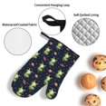 thumbnail image 3 of Balery Dinosaur Astronaut Pattern Oven Mitts and Pot Holders 4 pcs Set, Kitchen Oven Glove High Heat Resistant 500℉ Oven Mitts with Non-Slip Silicone Surface, 3 of 6